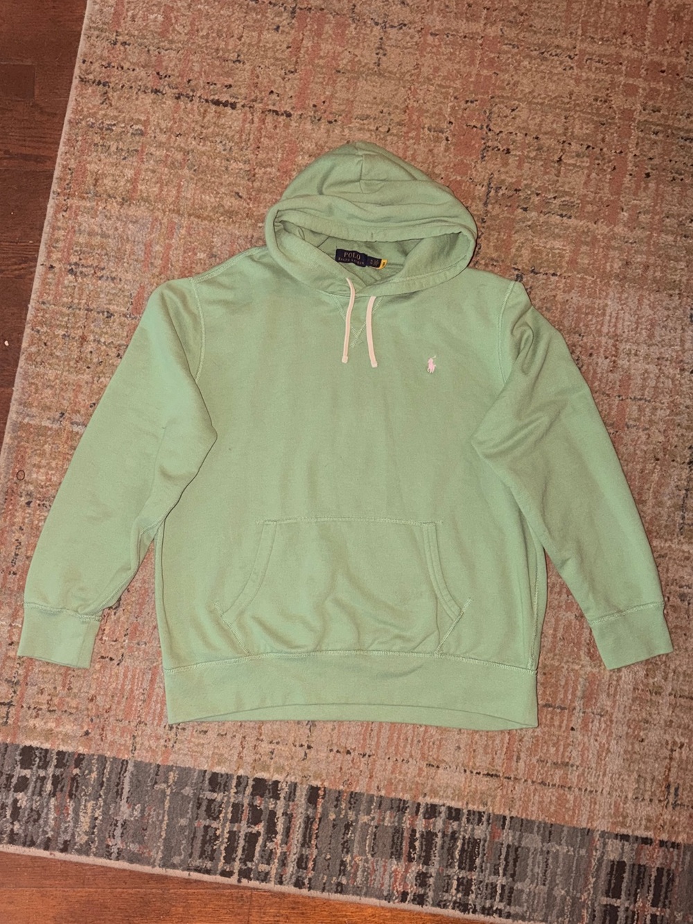Ralph Lauren Light Mint Green Pullover Hoodie
